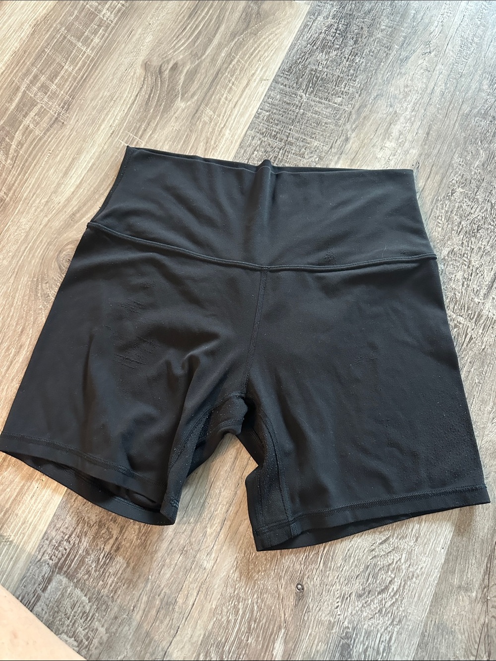 lululemon athletica Black High-Rise Bike Shorts
